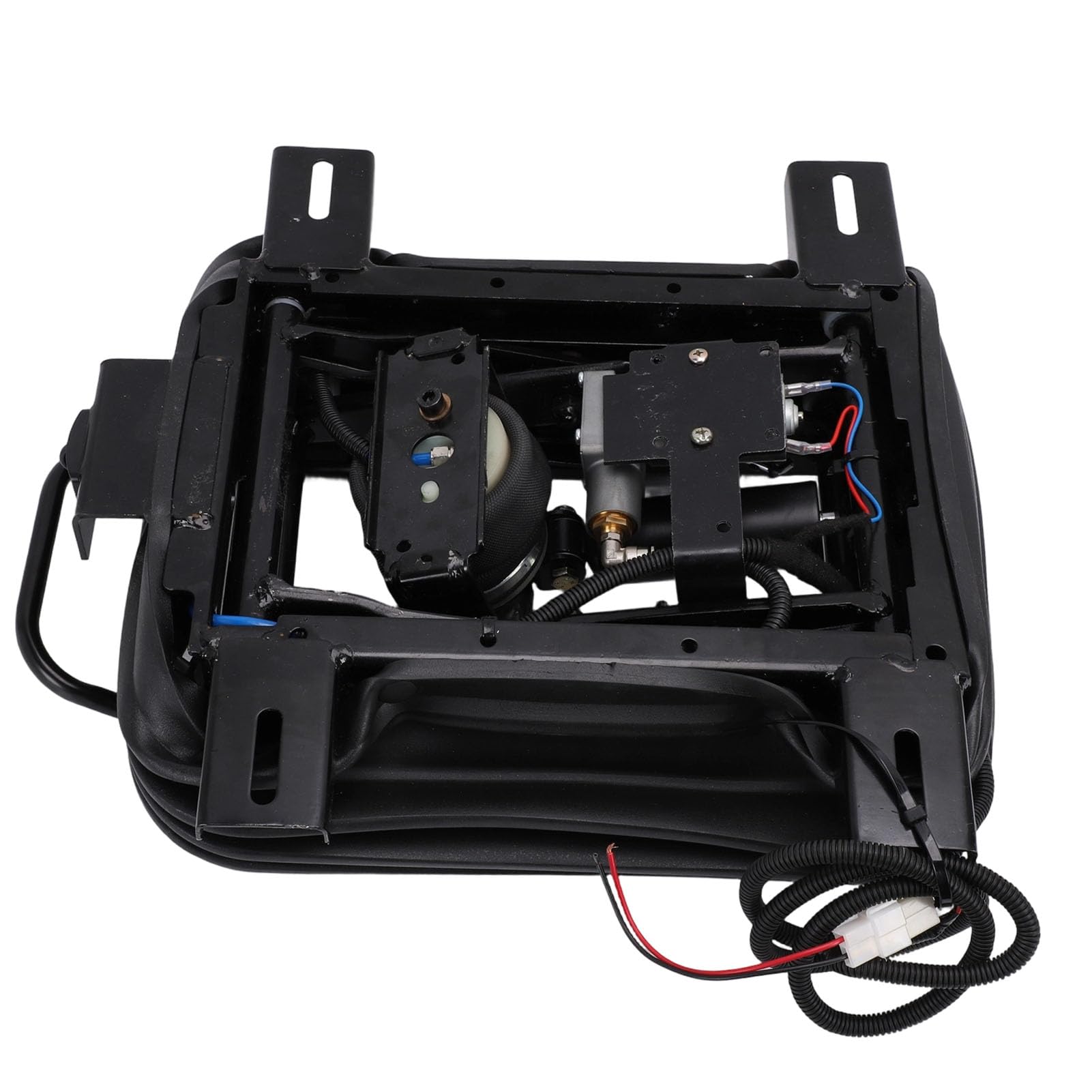 Akozon Base Universal de Amortiguación de Asiento con Suspensión Neumática de Alta Resistencia para Camiones, Vehículos Recreativos, Tractores