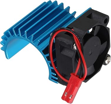 Etfbuy Aluminum Alloy RC Heat Sink 380 Electric Motor Radiator with Cooling Fan for 116 Scale Car