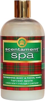 Best Shot Scentament Spa Seasonal Facial & Body Wash, Harvest Apple, 16 oz