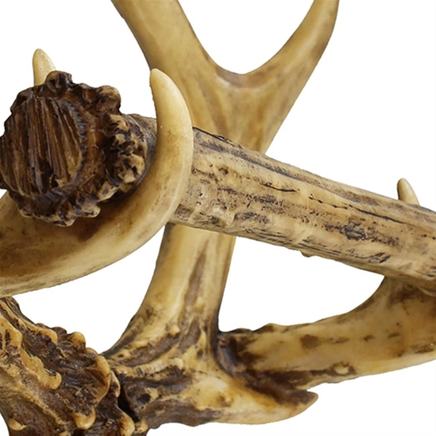 タオルバー ロールホルダー キッチン 素朴な鹿の角 壁掛けトイレットペーパーホルダー カントリー樹脂クラフト ペーパータオルホルダー