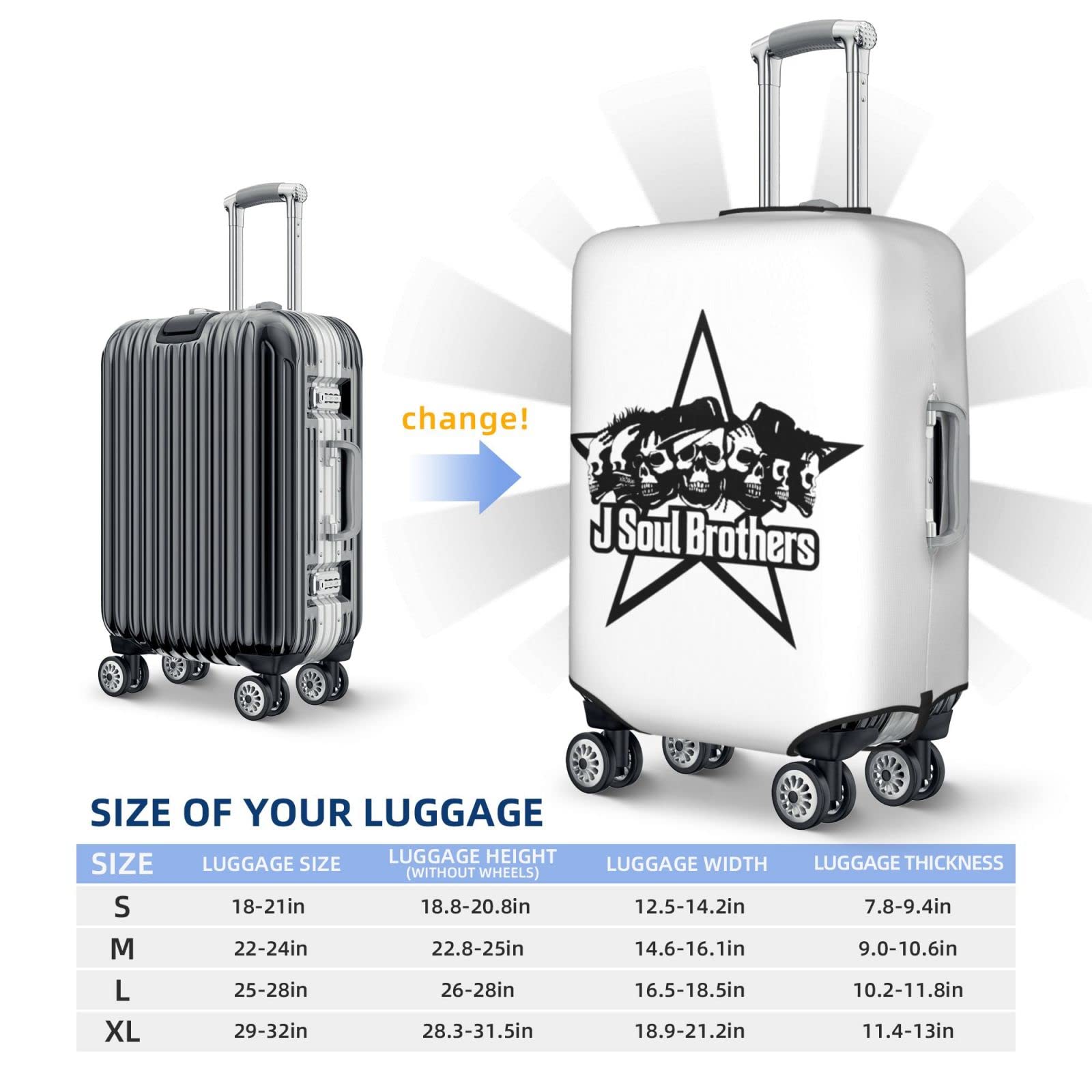 Amazon.co.jp: スーツケースカバー 三代目 J Soul Brothers キャリー
