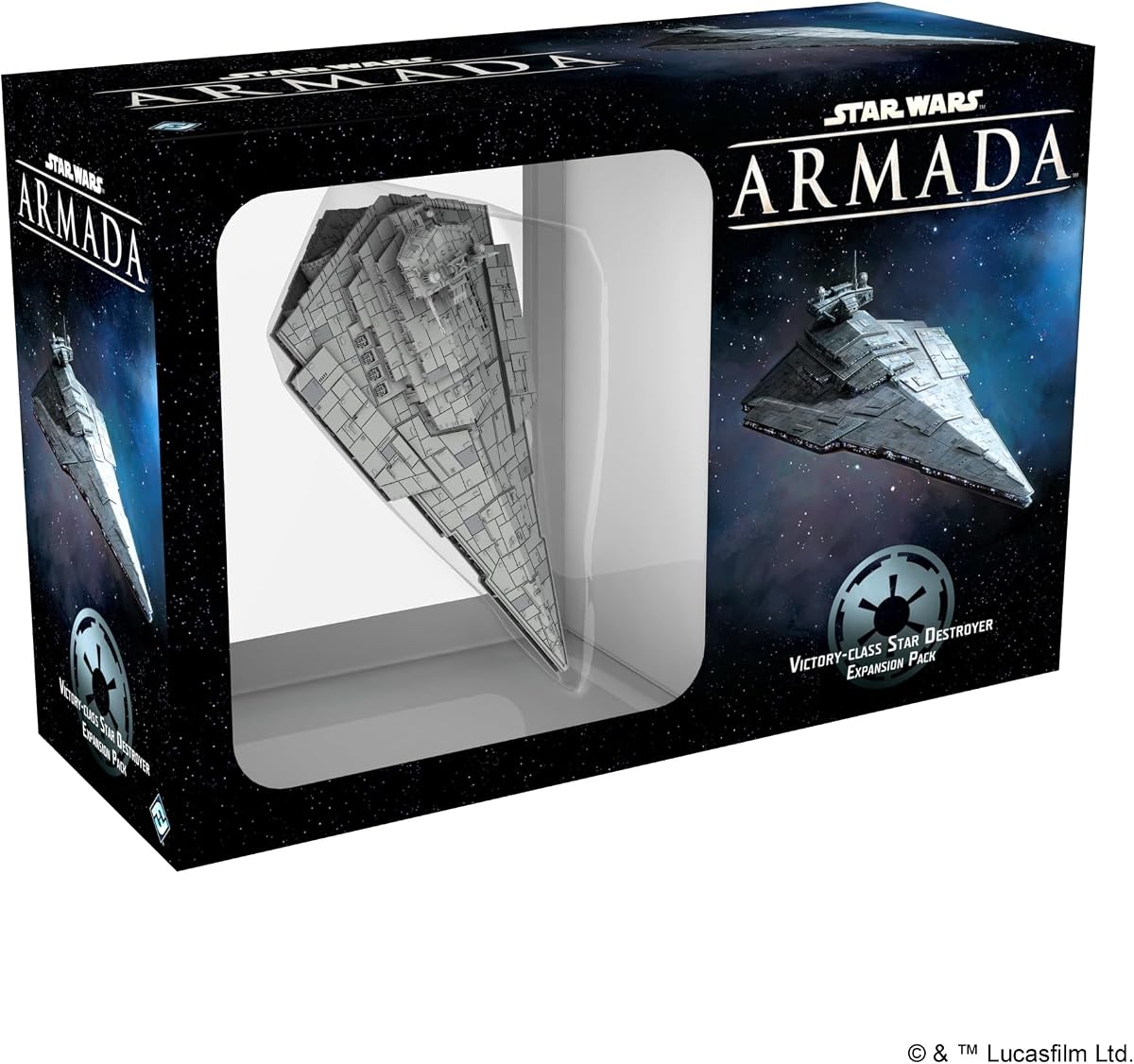 PAQUETE DE EXPANSIÓN Del Destructor Estelar Clase Victoria de Star Wars: Armada - ¡Refuerzo de la Flota Imperial! Juego de estrategia de miniaturas de mesa, mayores de 14 años, 2 jugadores, 2 horas de juego, creado por Atomic Mass Games