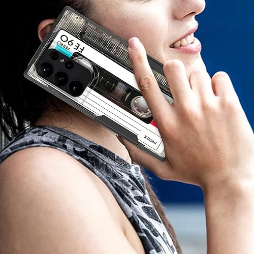 Miniatura 7 de Funda para Galaxy S23 Ultra, funda protectora híbrida de doble capa resistente a prueba de golpes de policarbonato duro de silicona suave TPU para