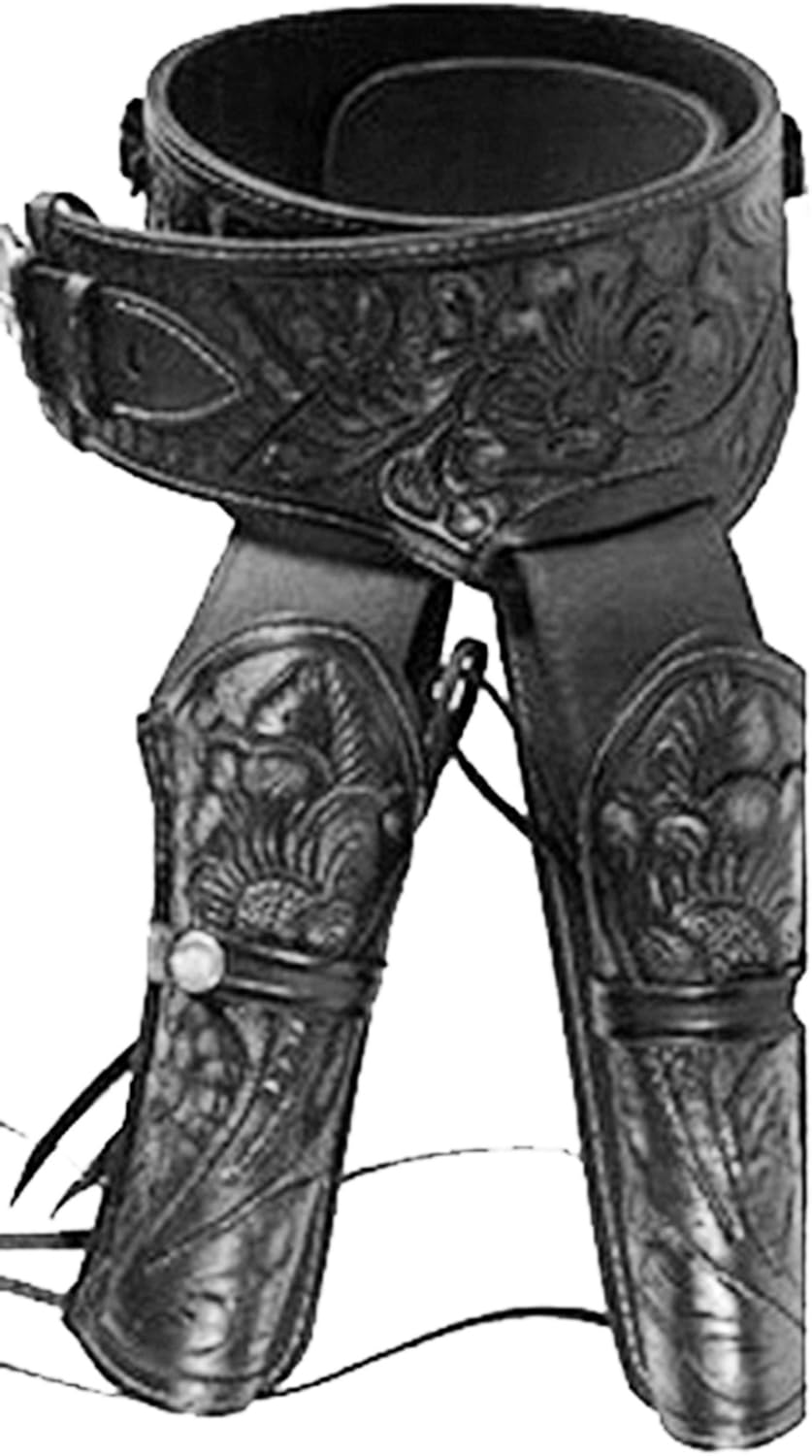 Modestone 44/45 Western Leather Double Holster Gun Belt