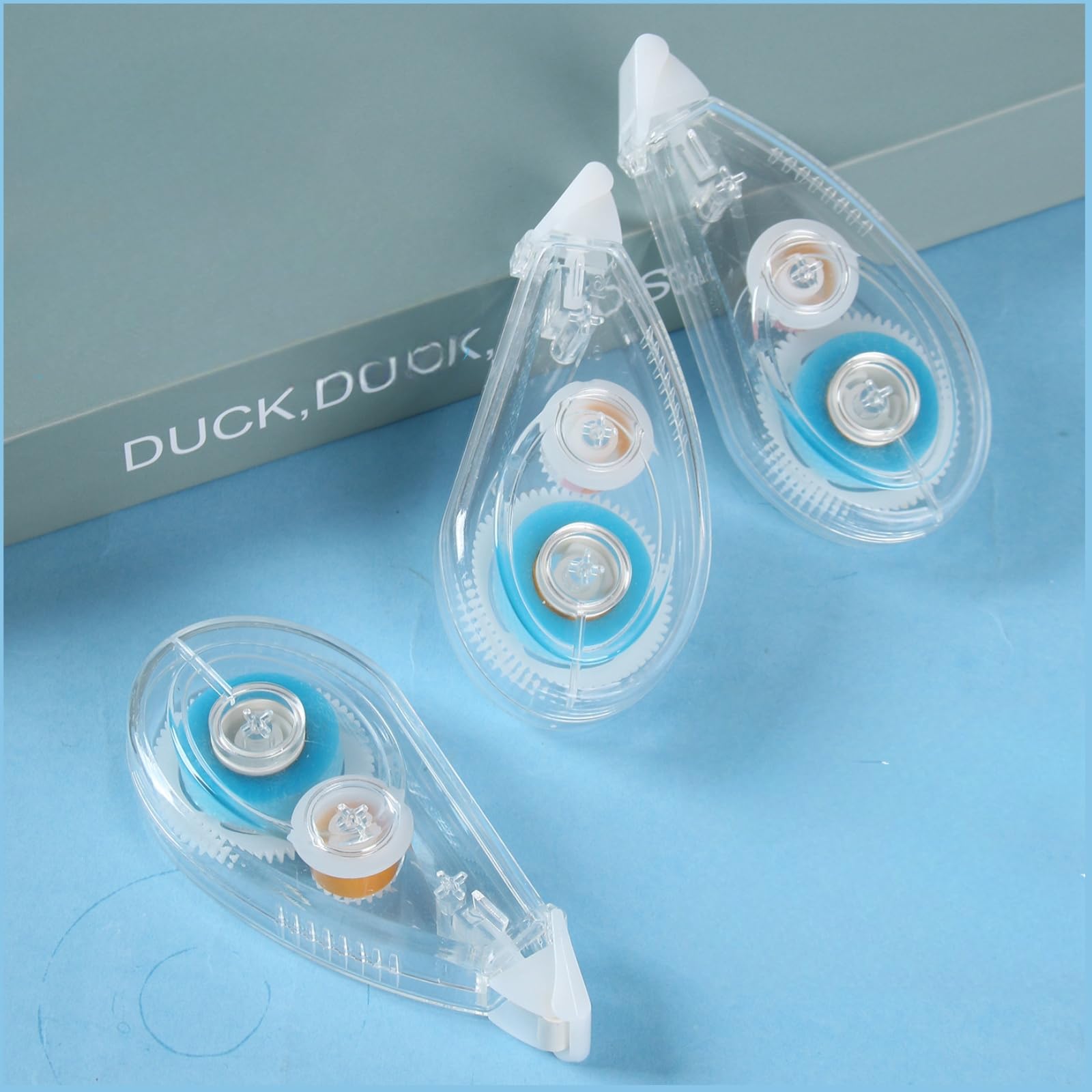 8 Pack Double Sided Tape, Glue Tape for Scrapbooking, Double Sided Tape for Crafts, Journaling Scrapbooking Supplies, Junk Journal Supplies, 0.24IN x 16.4FT