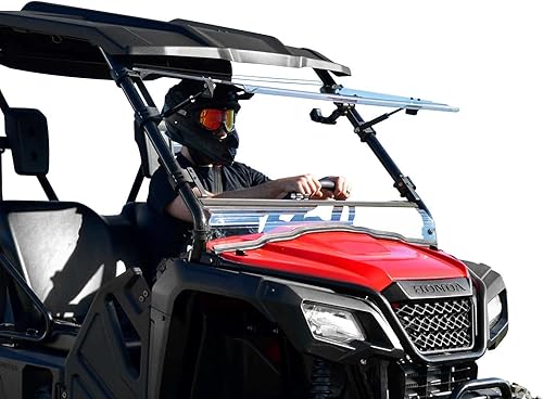 Honda Pioneer 500 Parabrisas abatible resistente a arañazos