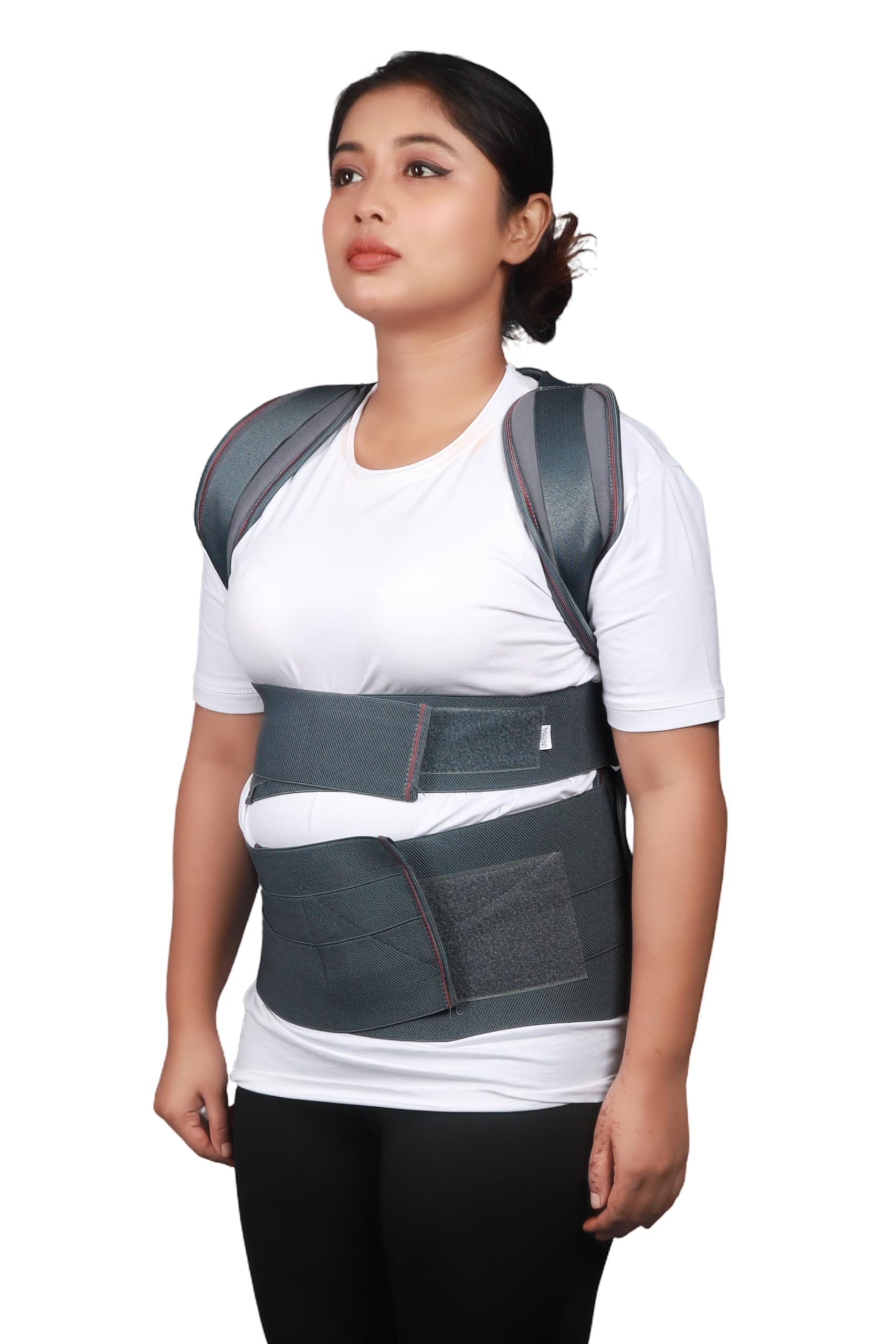 Taylor Brace Urbane Back Dorso Lumbar Spinal Support Belt Posture Lumbar Support Posture Corrector (Grey) Universal-image-6