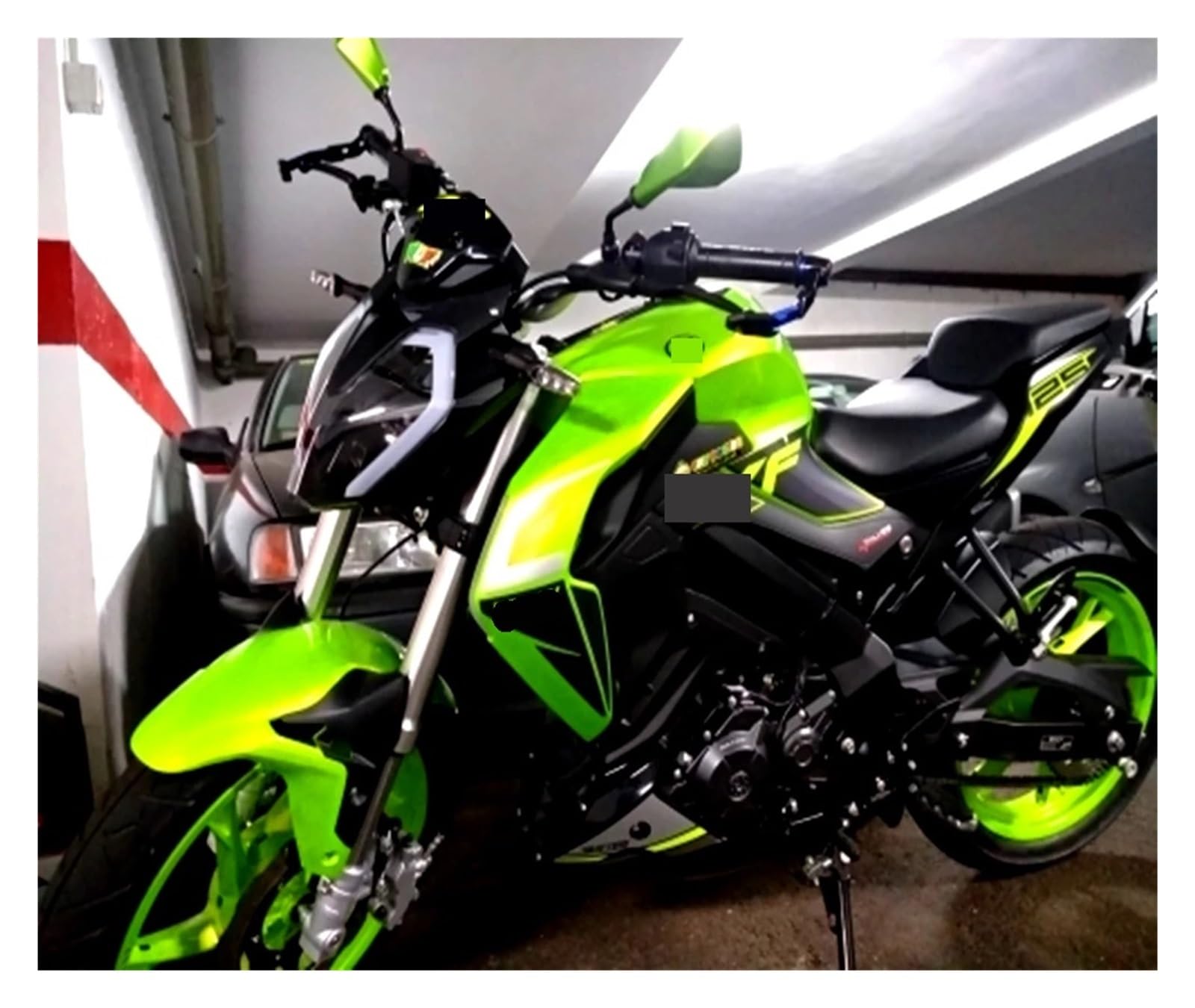 2 pièces/paire accessoires de modification de rétroviseur de moto rétroviseur de recul de scooter électrique rétroviseur de recul à réflecteur universel(Golden)