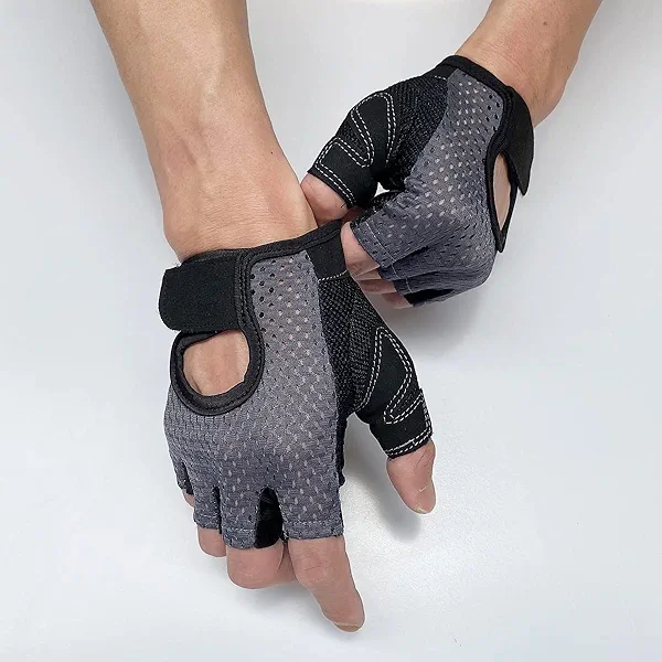 KEYDUACU Workout Gloves,Weight Lifting Fingerless Gym Exercise Gloves,Men's and Women's Anti-calluses Must-Have Fitness Gloves, Lightweight and Breathable