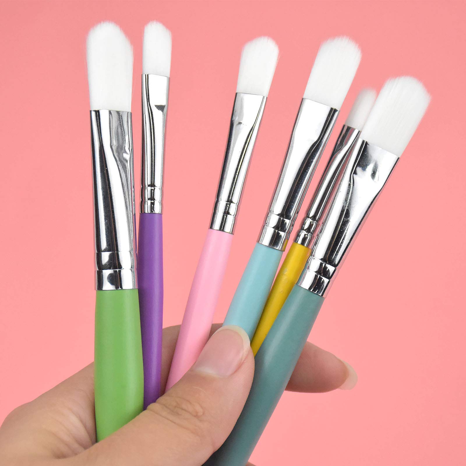 Larrel 6 Stück Pinselset, Nylonpinselset Acrylpins Produktbild-Vorschau 9