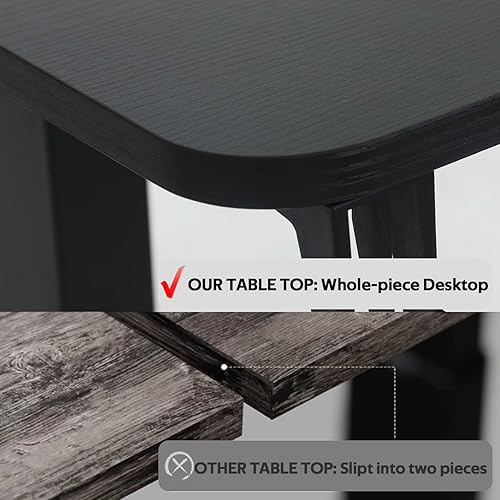 Miniatura 6 de Escritorio de pie, escritorio ajustable de 48 pulgadas para oficina en casa, escritorio de pie con elevación eléctrica, escritorio de pie de altura