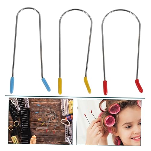 Miniatura 7 de 24 rulos eléctricos, rodillos térmicos para el cabello, pinzas de metal para el cabello, tenedor, pinzas de mandíbula, pinzas de garra para el