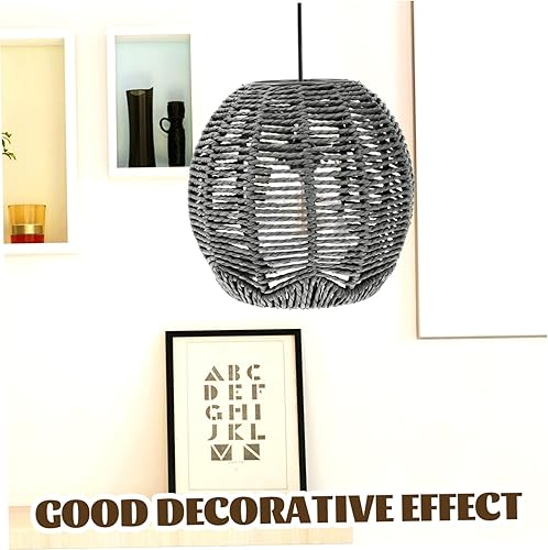 Miniatura 8 de DOITOOL Pantalla de lámpara de araña, pantallas de lámpara de araña, cubierta de lámpara de cuerda, pantalla de lámpara duradera, lámpara colgante