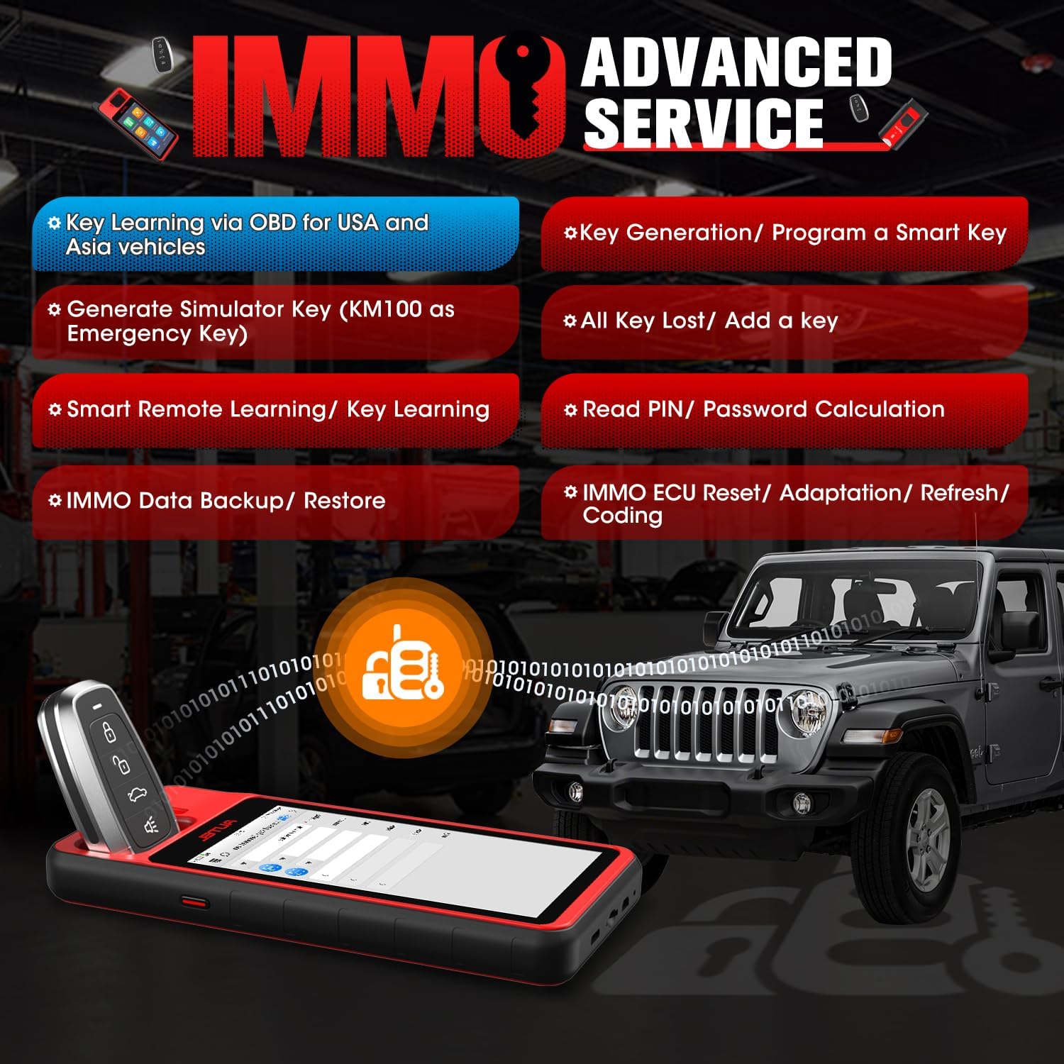 Autel Diagnostic Auto MaxiIM KM100 (X) Outil Programmation Clés