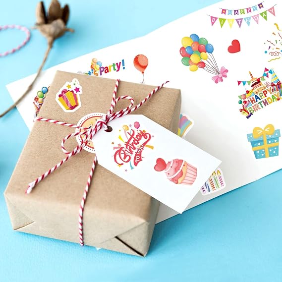 Happy Birthday Stickers for Kids Adults