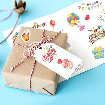Happy Birthday Stickers for Kids Adults