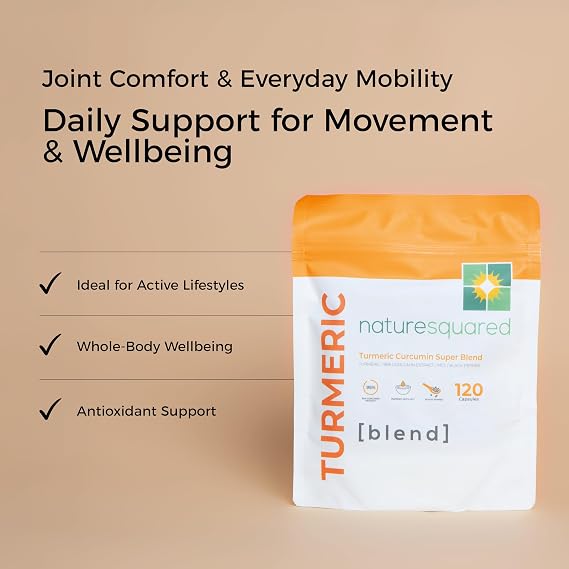 Turmeric [Blend]: Premium Turmeric (2335mg) and Black Pepper Capsules with 95% Curcumin&MCTs - 120 High Strength Capsules - 4 Month Supply - Vegan - Non GMO - Gluten Free - UK Made (120 Capsules)