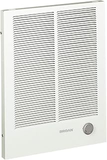 Broan-NuTone 198 High Capacity Wall Heater 4000W/240V White - Energy-Efficient Supplemental Heat for Home
