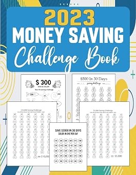 2023 Money Savings Challenges Book Easy Cash Budget Saving Challenge Planner | Low Income Saving Challenges | Fun and Easy Way to Save $250, $500, ... Exclusive Yearly and Monthly Budget Tracker