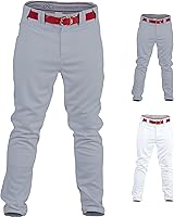Rawlings PRO150 Baseball Pants - Full Length Semi-Relaxed Fit, Piped Sides, Moisture-Wicking, Stain-Resistant for Adults