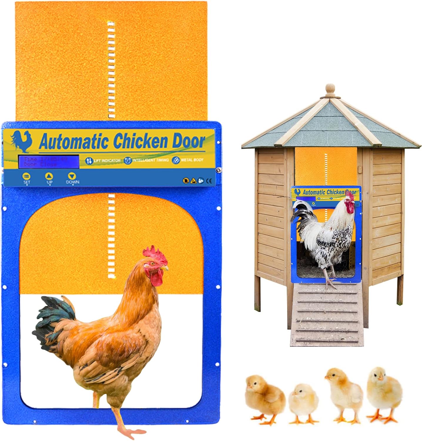 GIFANK Automatic Chicken Coop Door Opener with Timer