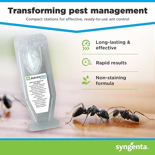 Miniatura 2 de Syngenta Advion Ant Gel Station Insecticida, cebo de gel listo para usar con el ingrediente activo Indoxacarb, cebo para hormigas para uso en