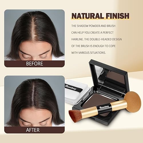 Miniatura 21 de Tinte de cabello para retoque de raíz, fibras de cabello para cabello fino, polvo de línea capilar libre de crueldad, retoque instantáneamente