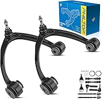 Vista 95 de PHILTOP Kit de suspensión ajustable de elevación de 1-6 pulgadas, 4 piezas de brazos de control superiores e inferiores delanteros compatibles