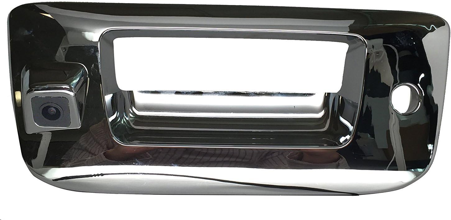 Backup Camera for (2007-2013) Chevy Silverado/GMC Sierra for Universal Monitors (RCA) (Color: Chrome)