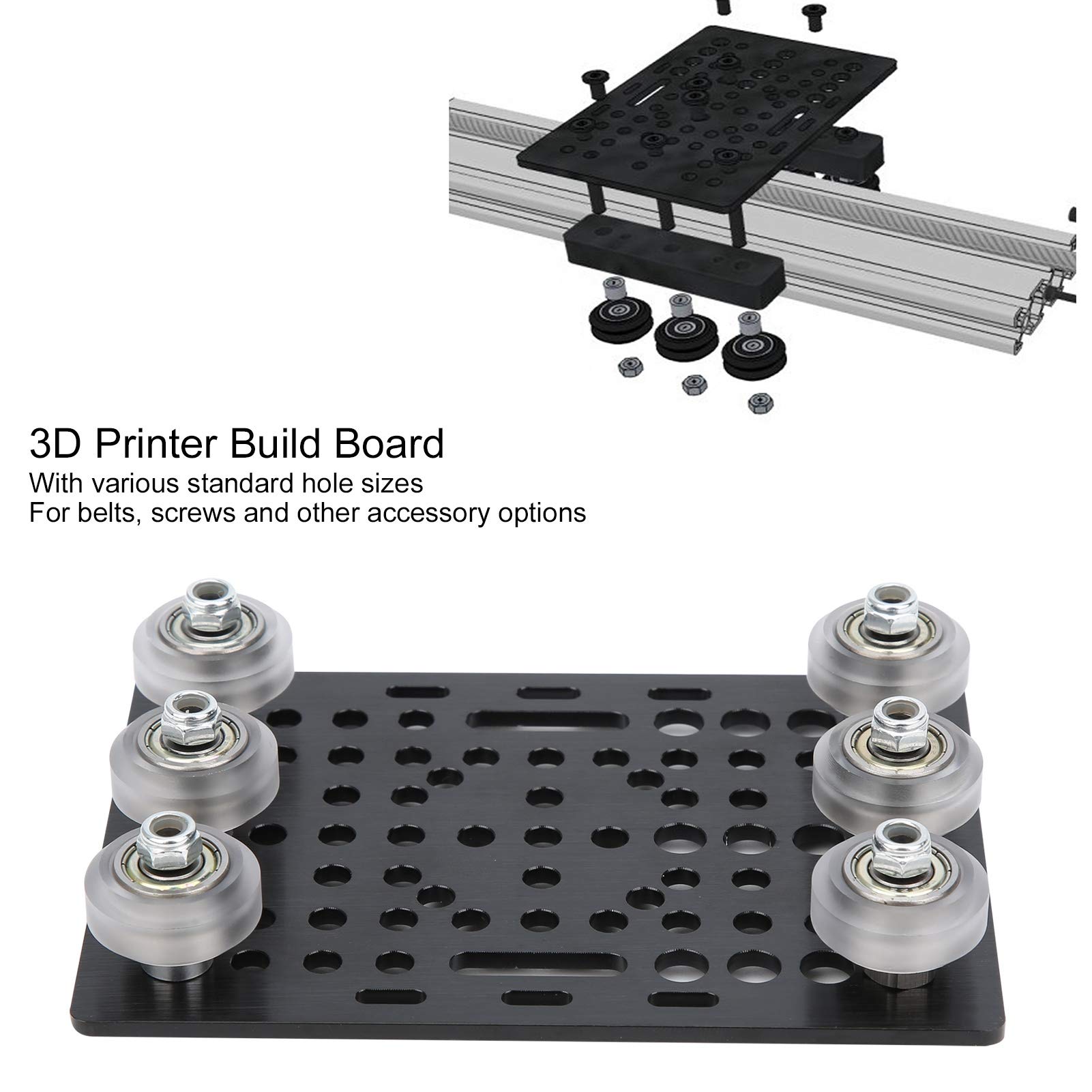 V-Slot Portalplatte Mit Rad – Für 2020 Aluminiumprofile, 3D-Drucker Zubehör, EU-Standard