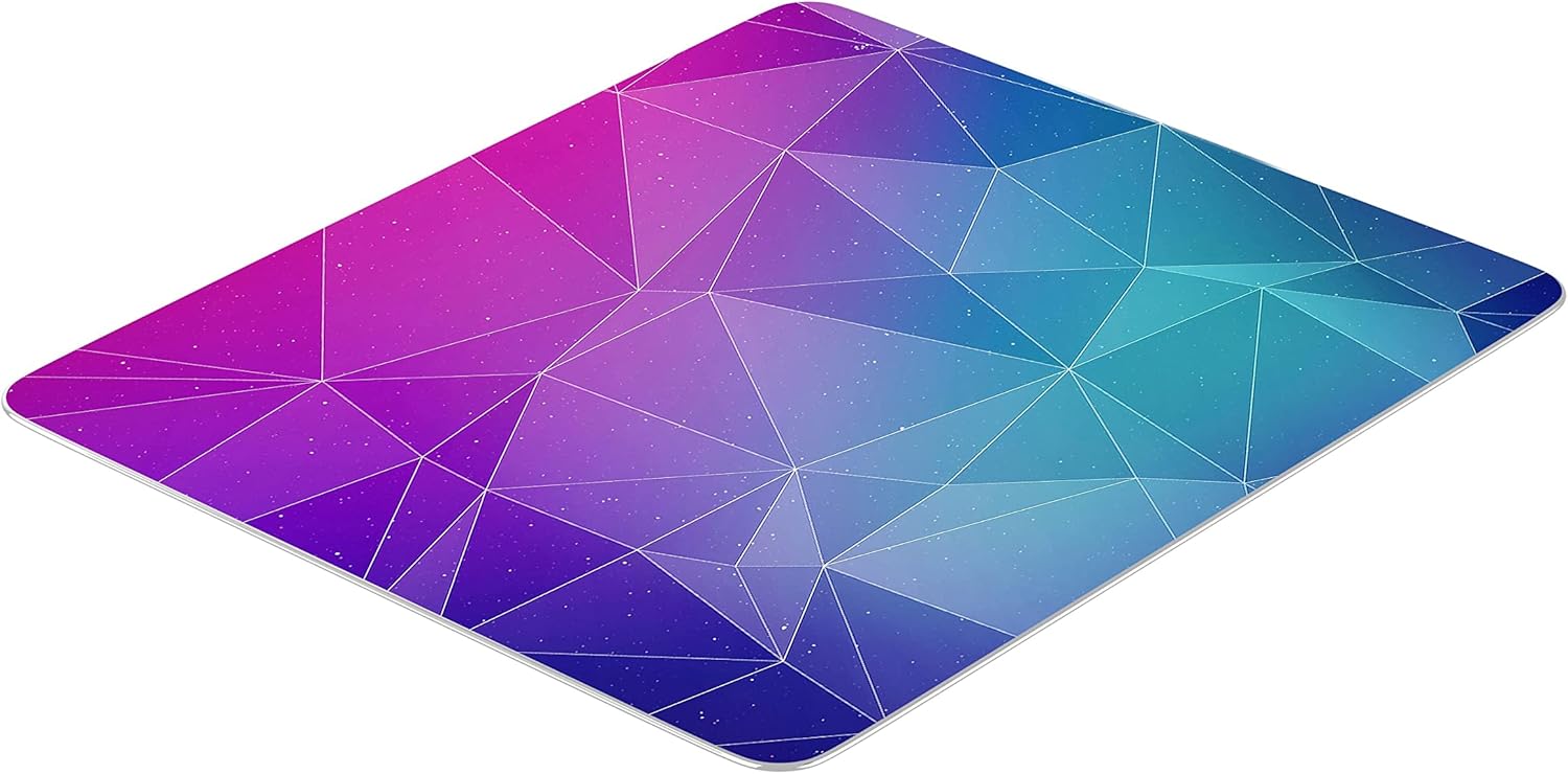 Bonamaison, Rectangle Pop Art Digital Printed Mouse Mat Non-Slip Backing for Office and Home Size: 22x18cm