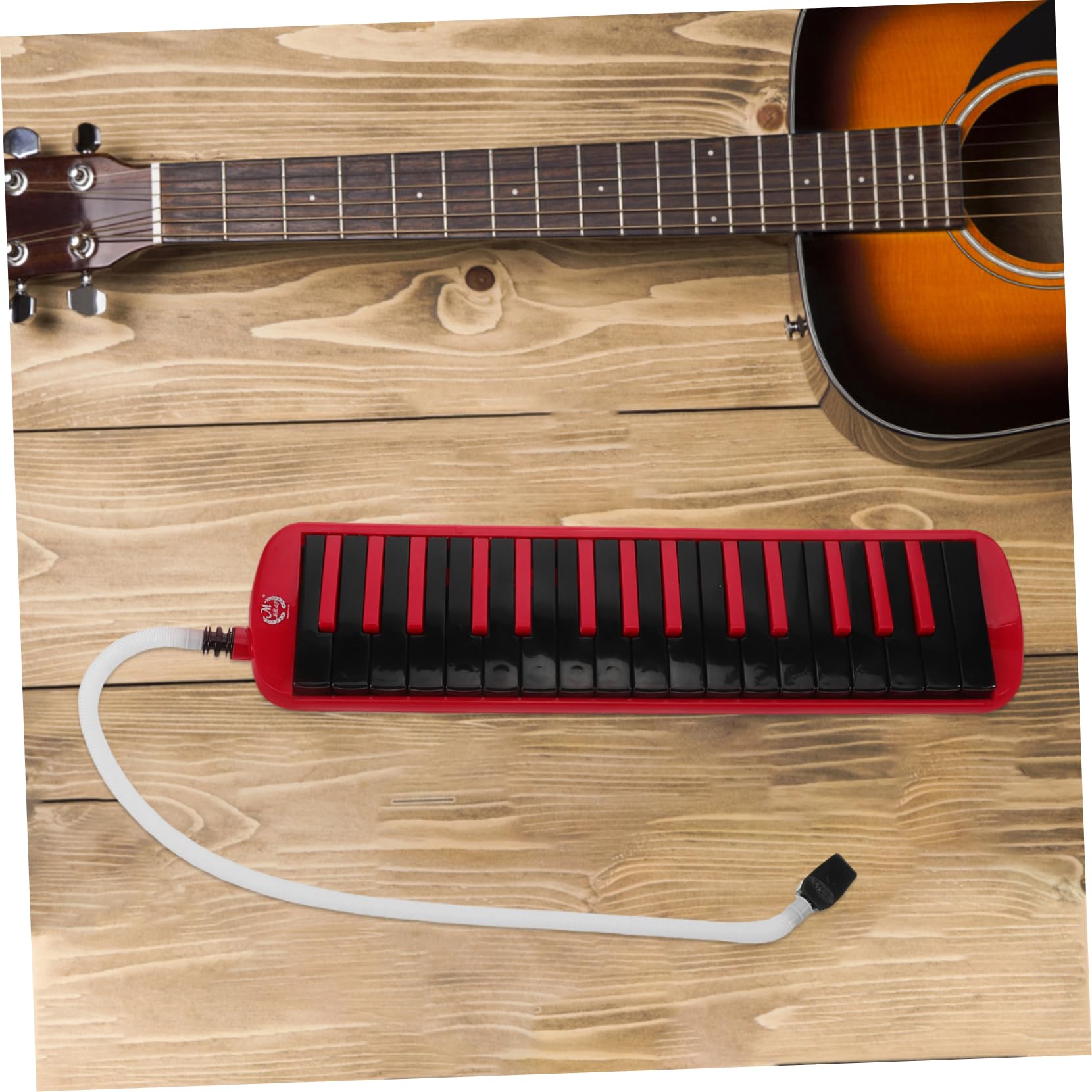 32-tasten Melodica für Anfänger und Erwachsene Leichtes Blasinstrument aus Abs mit Mundstück Schlauchset und Tragetasche