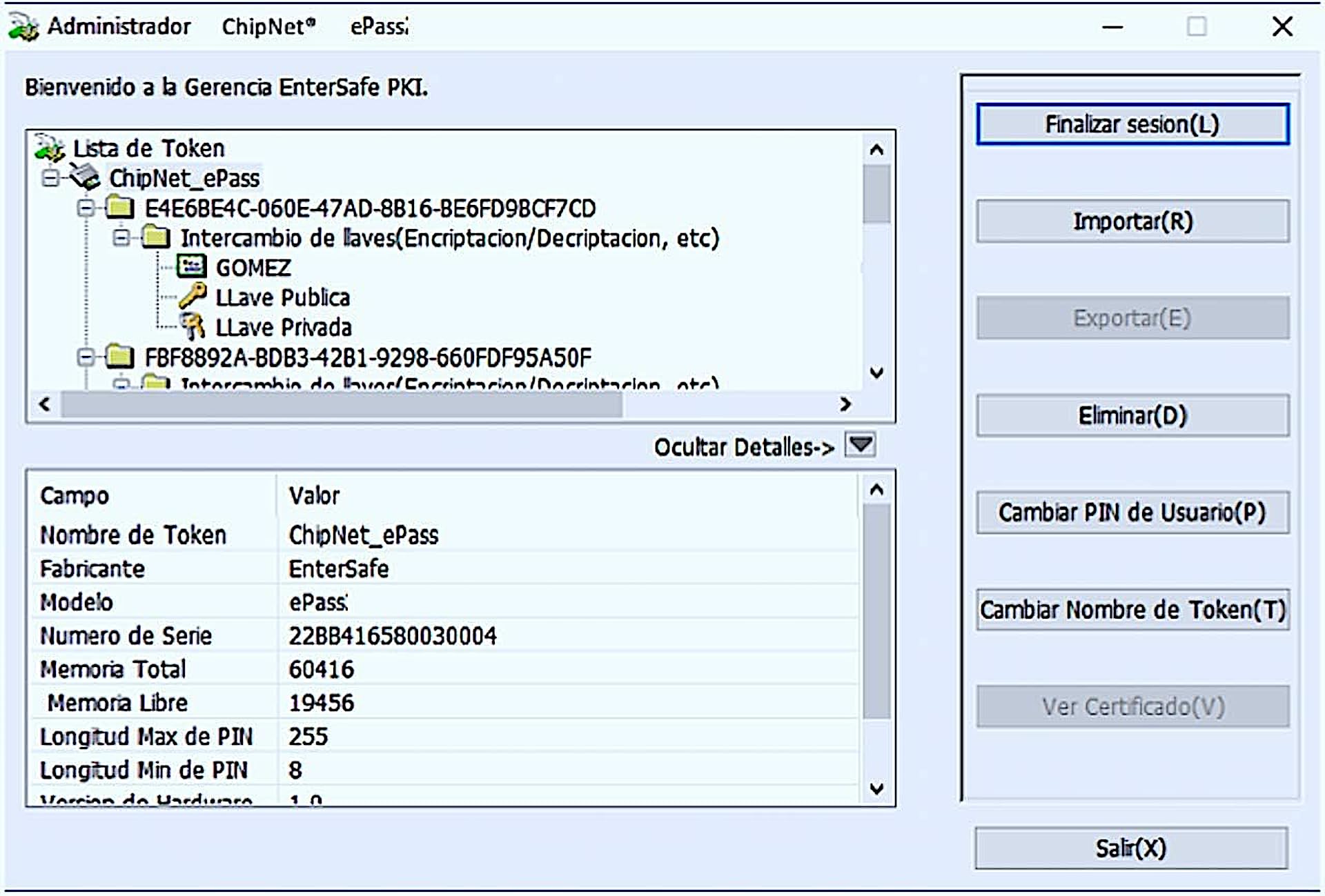 Tarjeta Criptográfica para Certificado Digital PassKey® FirmaKit con programas de Gestión de certificados Usuario y Administrador para Windows 10/11. Capacidad de 5 certificados de 2048 bits. — view 4