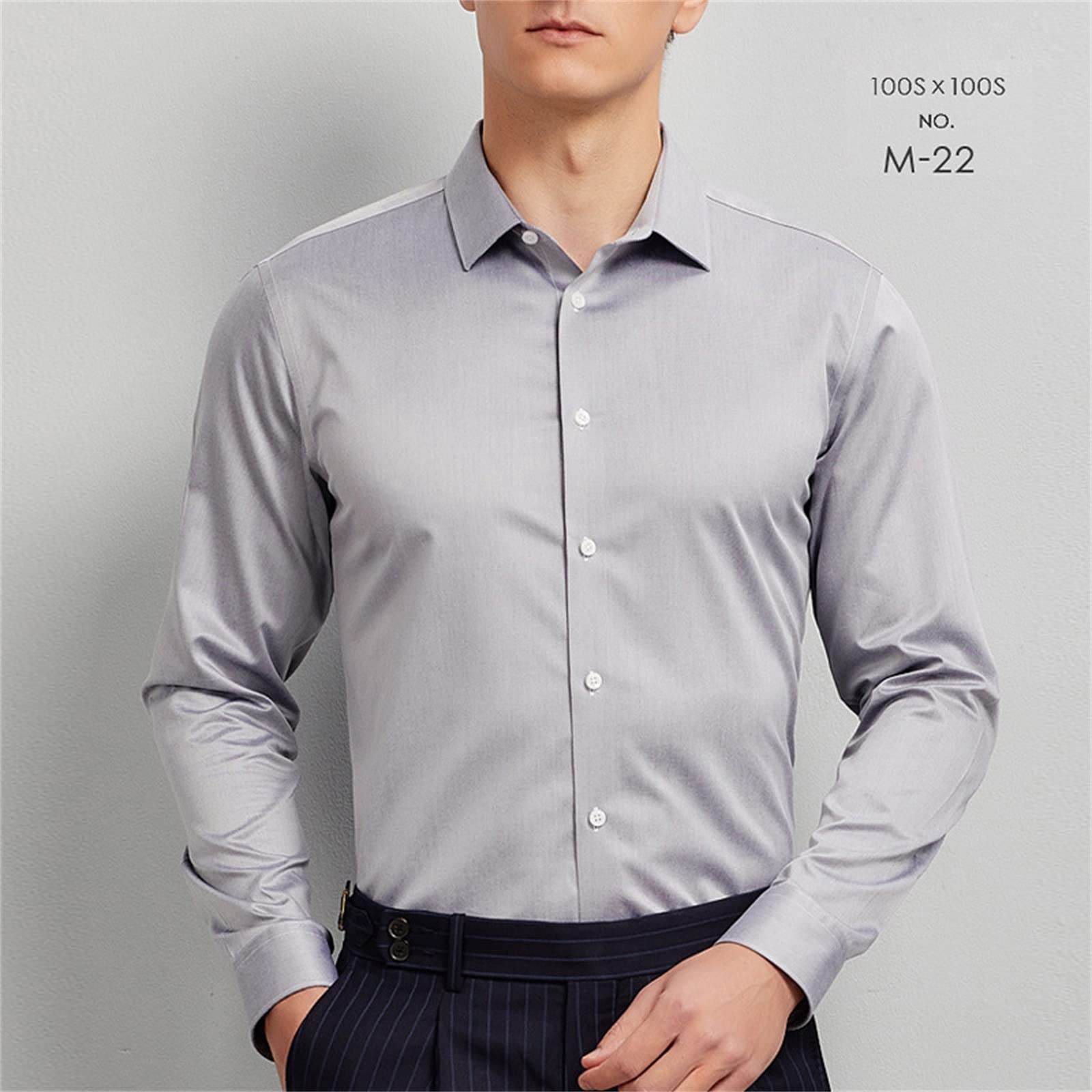 FACT XLサイズ ダークグレー 長袖シャツ Amazon.co.jp: [SSHYDT] シャツ メンズ 長袖 オックスフォード
