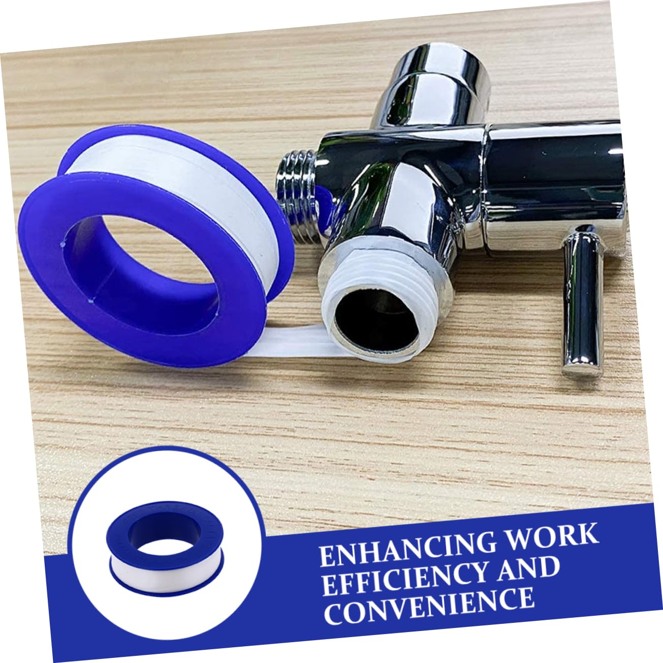 PTFE Plumbers Tape Leak Sealing for Pipe Joints 12 Rolls