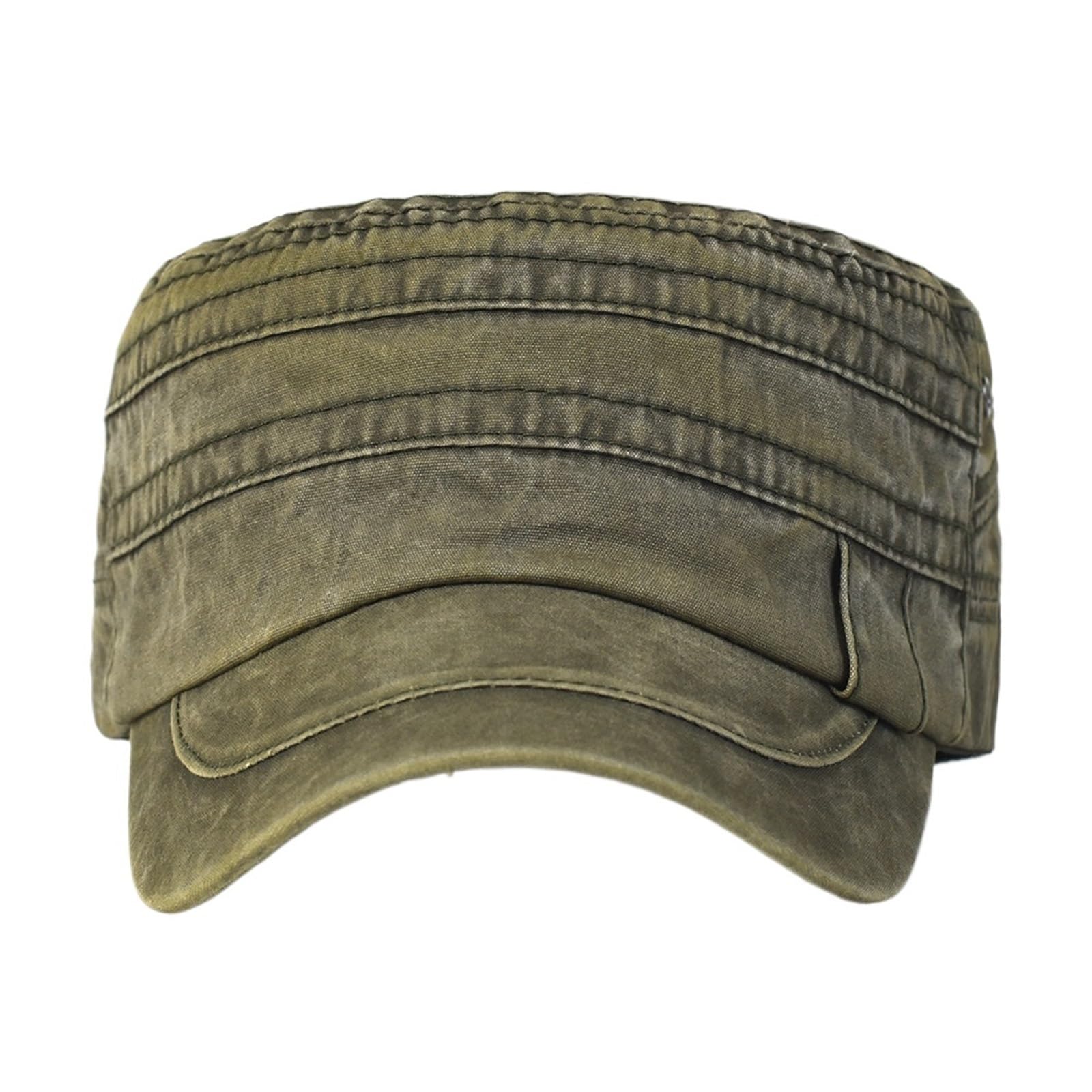 Casquettes réglables vintage avec chapeau haut de forme plat ajustable en coton