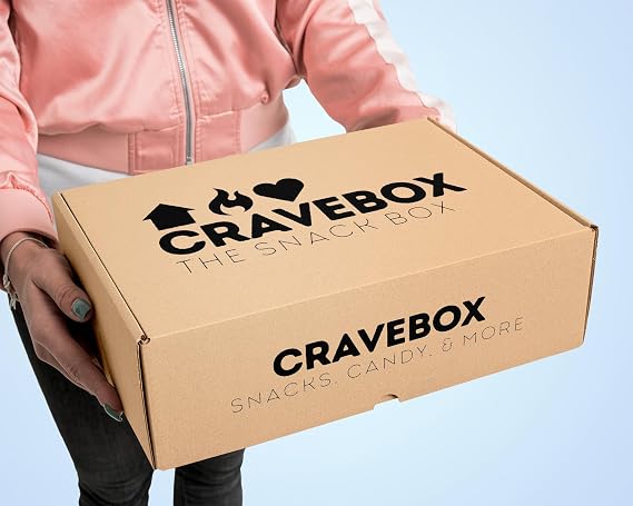 CRAVEBOX - Ultimate Sweet & Salty Snack Variety Pack - Summer Care Package Gift Box Assortment - For Adults, Kids, Students, Men, Women