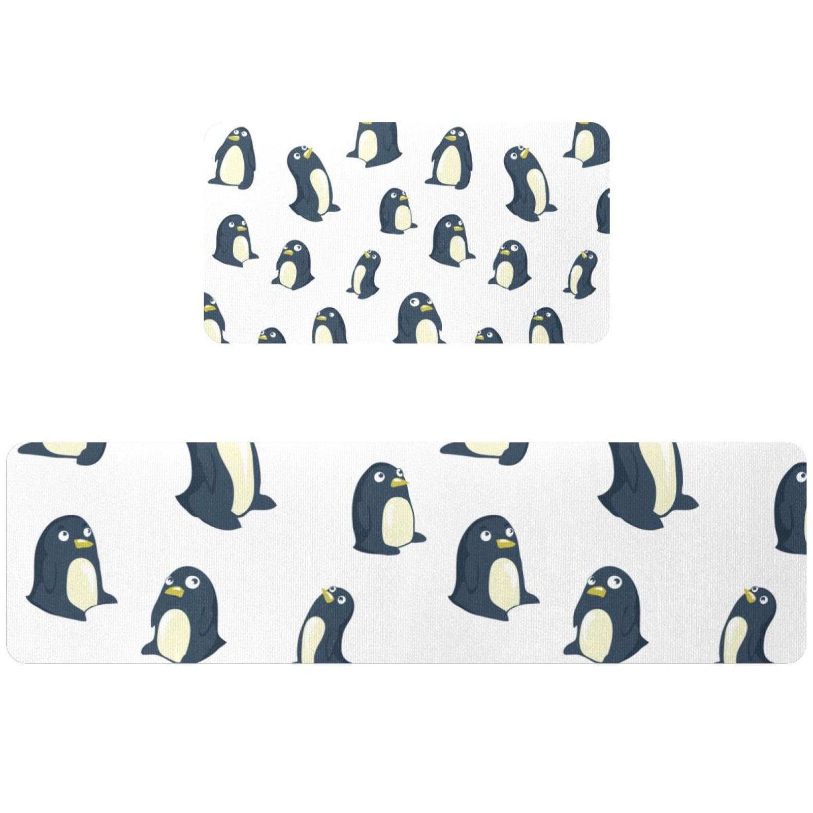 Alfombrillas de cocina con diseño de pingüino para llenar de ternura tu hogar