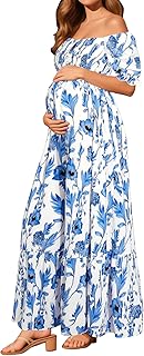 Maternity Dress Baby Shower - 2025 Photoshoot Pregnancy Summer Floral Ma...