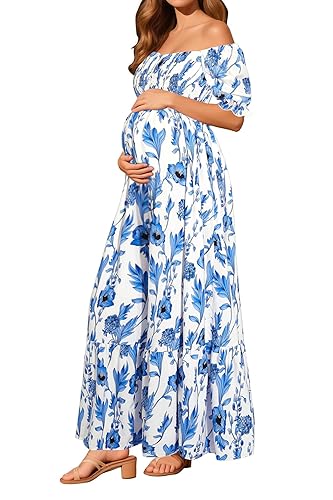 Maternity Dress Baby Shower - 2025 Photoshoot Pregnancy Summer Floral