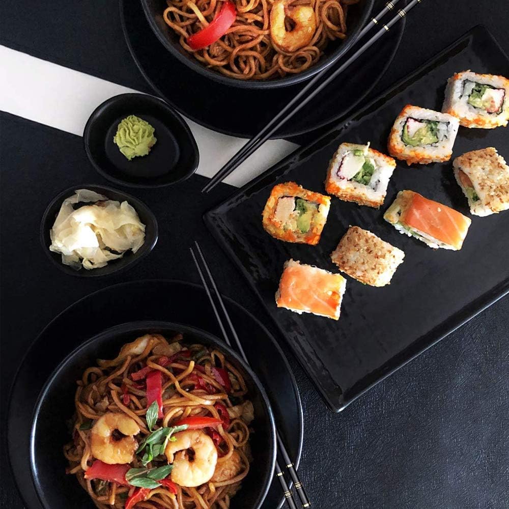 Exclusive Discount 90% Price 5 Pairs Fiberglass Chopsticks - Reusable Chopsticks Dishwasher Safe Golden Pattern Black Chopsticks(with Gift Case) Buy 1 get 1 🔥 5 Pairs Fiberglass Chopsticks - Reusable Chopsticks Dishwasher Safe Golden Pattern Black Chopsticks(with Gift Case)