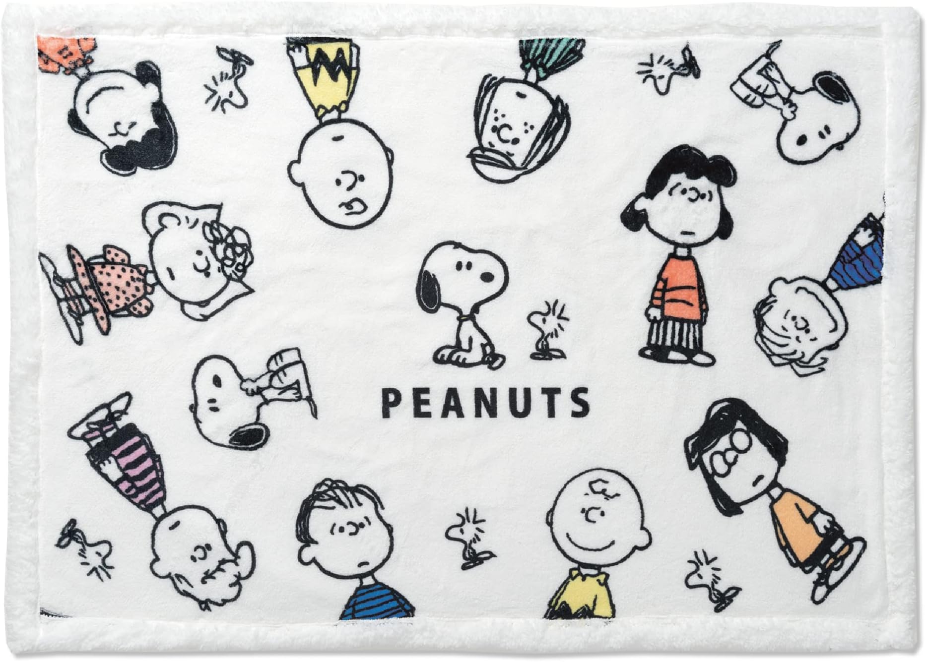 Amazon｜西川(nishikawa) スヌーピー ひざ掛け ブランケット 100X70cm チェックソファ ベージュ FQ72205043