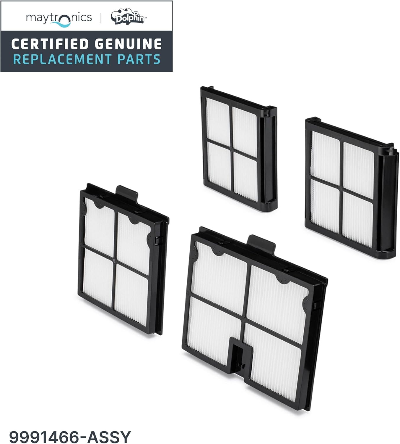Dolphin Genuine Replacement Part — Ultra-Fine Filter Panels (4PK) — 9991466-R4