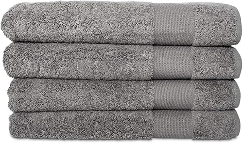 Miniatura 17 de Hencely Juego de 2 toallas de mano de lujo (16 x 28 pulgadas), algodón turco suave, absorbente, de secado rápido, para cara, cuerpo, cocina y baño