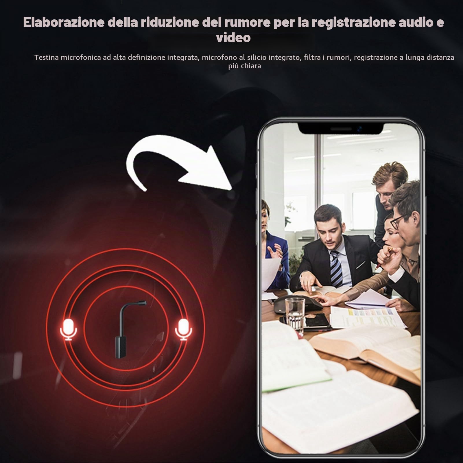 Telecamera di Sicurezza per Interni Wireless con AppMini WiFi Camera 1080P Full HD Wireless Security Smart Camera con Rilevamento del Movimento Dell'app per Telefoni Cellulari per