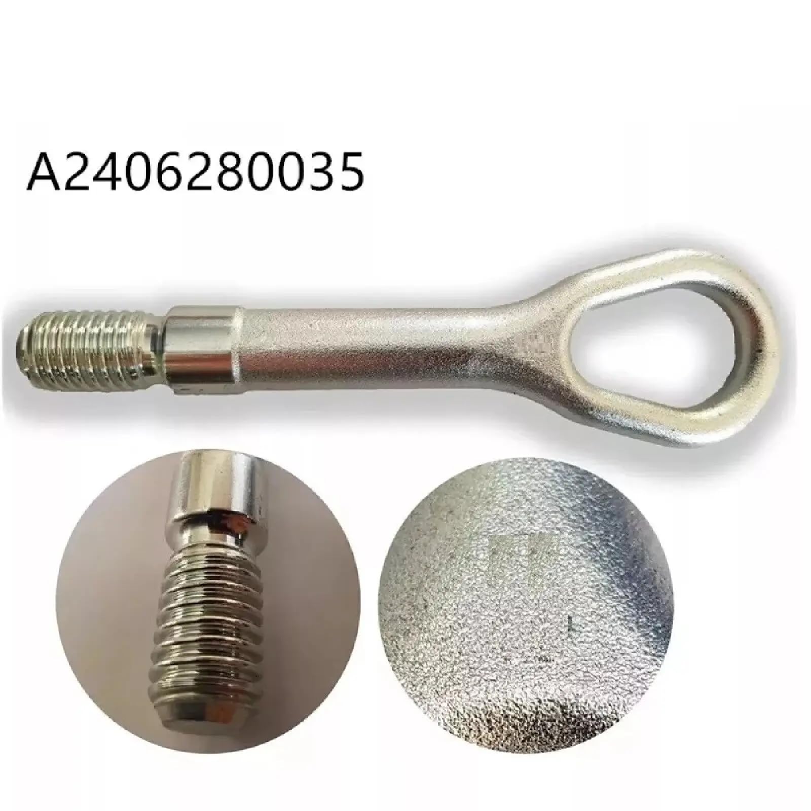 Anhängerkupplung Abschlepphaken Abschlepphaken-Ösenschlaufe Abschleppstangen A2406280035 240628003564 Anhänger-Abschlepphaken für Mercedes Sprinter 906