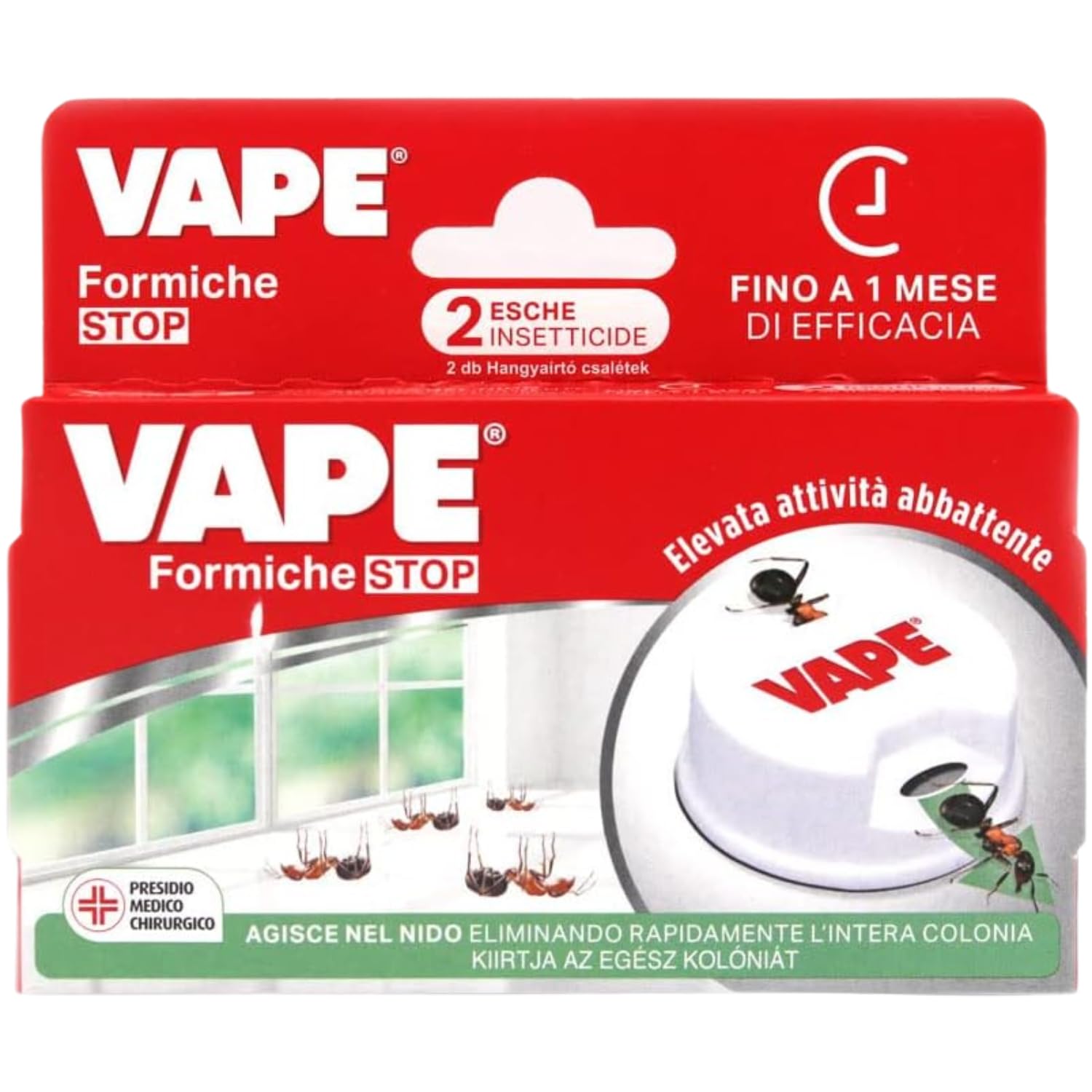 Esca Insetticida Formiche Inodore – Contenitore Protetto – Azione Prolungata oltre 1 Mese – Confezione da 2 Pezzi kit con Spugna Brandizzata SPESA & RISPARMIO Inclusa – Variazioni 4/8/12 Pezzi (12)