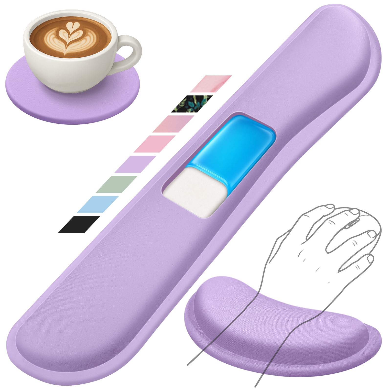 Keyboard Wrist Rest Set - Ergonomic Comfort -15