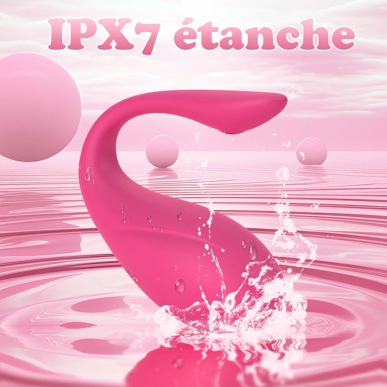 Vibratore con Telecomando Sex Toys, Ovetto Vibrante Telecomando con APP con 10 Modalità di Vibrazione, Vibratore Donna Wireless Vibratori Squirting Punto G per Mutandine Vibranti Toys