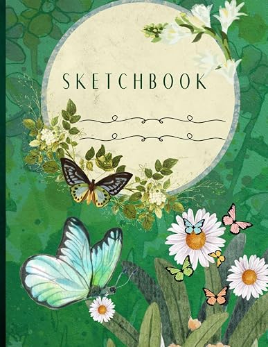 Sketchbook: Fluttering Adventures | Interactive Journal for Drawing, Doodling, and Exploring with Adorable Butterflies ~ Your Canvas to Bring Your Ideas to Life ~